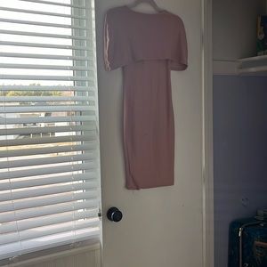 Dark soft, pink dress
